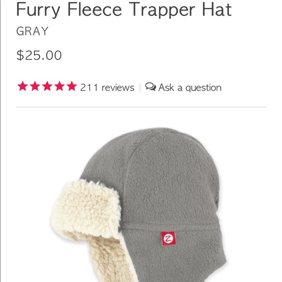 Zutano furry fleece trapper hat 18M - Picture 5 of 5